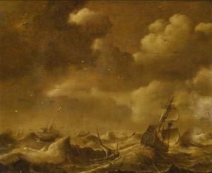 van ANTHONISSEN Hendrick 1606-1654,SHIPPING IN A STORM,Sotheby's GB 2018-05-02