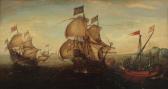 van ANTUM Aert 1579-1620,Merchantmen and a galley off a coast,Bonhams GB 2023-07-05