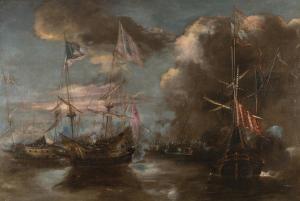 van ARTVELT Andries 1590-1652,A Naval battle,Palais Dorotheum AT 2022-11-09