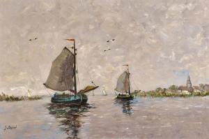 van BALEN Jan 1611-1654,of fishing boats in a harbor,Chait US 2018-07-29