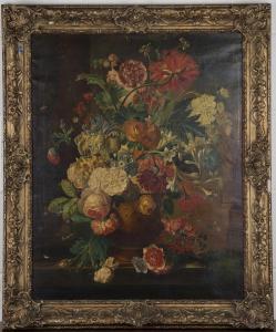 van BALEN Jan 1611-1654,Still Life with Flower-filled Urn and Bee,Tooveys Auction GB 2021-11-10