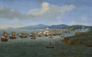 VAN BEECQ Jan Karel Donatus 1638-1722,Battle of Tobago, 1677,1684,Christie's GB 2023-12-08