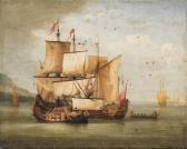 VAN BEECQ Jan Karel Donatus 1638-1722,Navi da guerra inglesi,1682,Minerva Auctions IT 2017-05-23