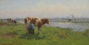 van BEEK Bernard Antoine 1875-1941,DE ROODE KOE (THE RED COW),Great Western GB 2019-09-20