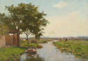 van BEEK Bernard Antoine 1875-1941,Dutch landscape,Hessink's Veilingen NL 2024-01-23