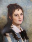 VAN BEERS Jan 1852-1927,Portrait Study of A Young Girl Shown,Mullen's Laurel Park IE 2013-04-22