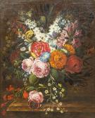 VAN BEKE Daniel 1669-1728,Floral Still Life,1711,Hindman US 2014-09-28