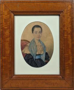 van BLARENBERGHE Henri Joseph 1741-1826,Portrait de Mademoiselle Imbault, Baronne Bl,1839,Loizillon 2023-04-15