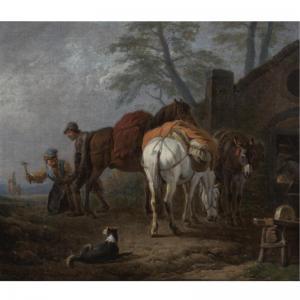 van BLOEMEN Pieter 1657-1720,AT THE BLACKSMITH,Sotheby's GB 2009-06-05