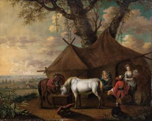 van BLOEMEN Pieter 1657-1720,Sutler,Stahl DE 2014-03-01