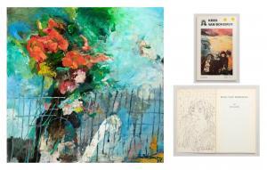 van BOHEMEN Kees 1928-1985,Flowers with passer-by,1977,De Vuyst BE 2024-03-02
