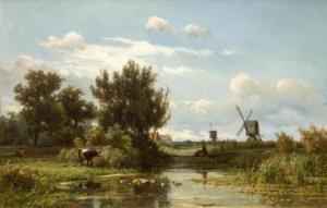 van BORSELEN Jan Willem 1825-1892,A peaceful summer day on the countryside,Venduehuis NL 2022-11-16