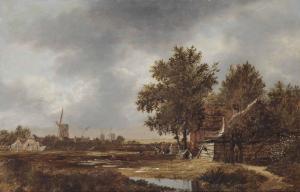 van BORSSOM Anthonie,Anthonie van Borssom (Amsterdam 1630/1-1677) A Haa,Christie's 2013-11-20