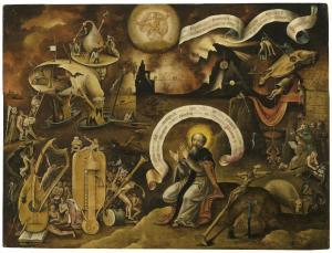 VAN BOSCH Hieronymus Aken 1450-1516,The Temptation of Saint Anthony,Christie's GB 2018-12-06