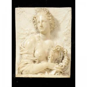 van BOSSUIT Francis 1635-1692,AN IVORY RELIEF ALLEGORICAL OF SPRING,Sotheby's GB 2004-07-09