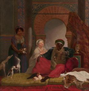 van BREE Philippe 1786-1871,Scène de harem,1823,Artcurial | Briest - Poulain - F. Tajan 2021-06-09