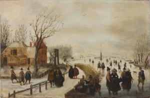 van BREEN Adam 1590-1650,Winter landscape with skaters,Sotheby's GB 2024-02-01
