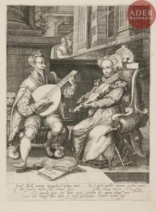 van BREEN Claes Gilles 1597-1602,L\’Harmonie conjugale, ou L\’Heureuse union,Ader FR 2018-12-05