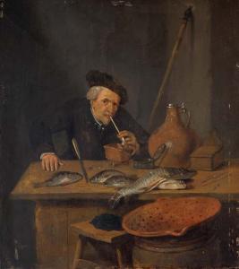 van BREKELENKAM Quiringh Gerritsz 1622-1668,A Fisherman,Christie's GB 2007-10-04