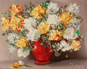 VAN BRIGGLE RITTER Anne Louise Gregory 1868-1929,Still Life with Flowers,Weschler's US 2013-12-06