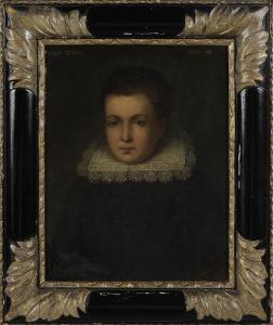 Van CEULEN Cornelis Janssens I 1593-1661,John Milton, aged 10 years,Brunk Auctions US 2012-03-10