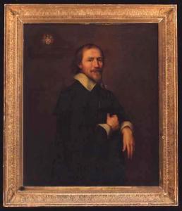 van CEULEN Cornelis Janssens I 1593-1661,Portrait of a gentleman, three-quarter-length, ,Christie's 1999-11-11