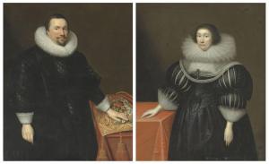van CEULEN CornelisJanssens II 1622-1698,Portrait of Thomas Coventry;and Portrait o,1631,Christie's 2019-07-05