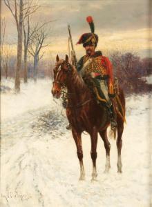 van CHELMINSKI Jan 1851-1925,Officer on Horseback,Skinner US 2023-11-02
