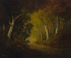 VAN CINA Theodore 1865-1940,The Voice in the Woods,John Moran Auctioneers US 2019-03-24
