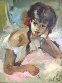 van CLEEF Robert 1914-2006,Portrait de jeune femme,Millon & Associés FR 2020-01-28