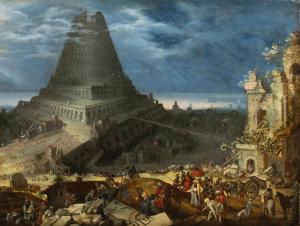 van CLEVE Hendrik III 1525-1589,Tower of Babel,Sotheby's GB 2023-03-23
