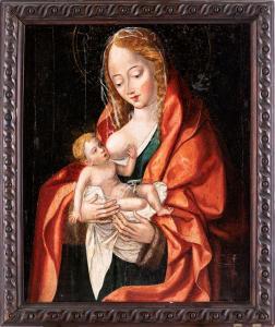 VAN CLEVE Joos 1485-1540,Madonna col Bambino,Casa d'Aste Arcadia IT 2023-03-29
