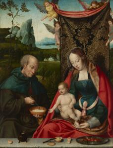 VAN CLEVE Joos 1485-1540,The Holy Family,Christie's GB 2024-01-31