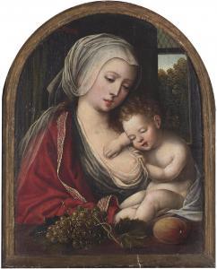 VAN CLEVE Joos 1485-1540,The Virgin and sleeping Christ Child,1600,Bonhams GB 2013-05-08