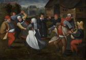 VAN CLEVE Martin 1527-1581,La danse des mariés en plein air,Piasa FR 2009-12-18