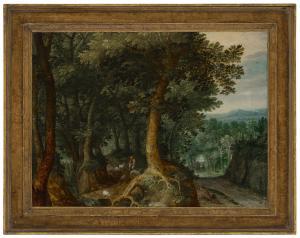 van CONINXLOO Jan II 1489-1546,A shepherd in a wooded landscape,Christie's GB 2022-12-09
