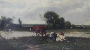 van DAMME A 1800-1900,of cows by the river,Criterion GB 2022-08-10