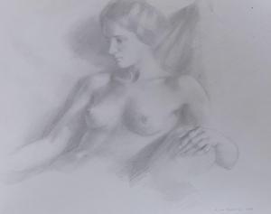van DAMME Roger 1921,Female nude,1974,Gorringes GB 2022-08-15