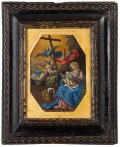 VAN DE CASTEELE DETTO FRANCESCO DA CASTELLO Frans,Madonna col Bambino e angeli,Wannenes Art Auctions 2019-11-19