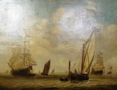 VAN DE GRIENDT Cornelius 1800-1900,shipping scene,The Cotswold Auction Company GB 2014-02-07