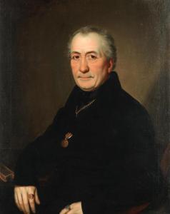 van de KASTEELE Abraham Anne 1814-1893,Portrait of a gentleman wearing a medal,Bonhams GB 2019-01-30