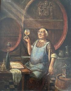van de VELDE Henri 1896-1969,Le buveur de vin,Millon & Associés FR 2022-02-22