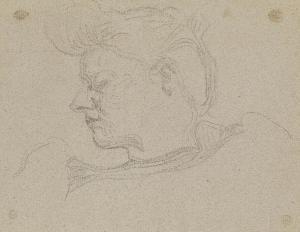van de VELDE Henry 1863-1957,Portrait der Maria Sèthe im Profil,1893,Van Ham DE 2021-06-02