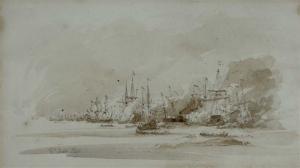 van de VELDE Willem I 1611-1693,War and rowing boats,Mallams GB 2011-07-13