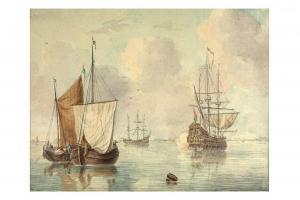 van de VELDE Willem II 1633-1707,Marine,Aguttes FR 2023-09-20