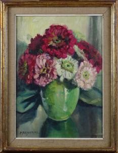 van de VELDE Yvonne Josephina 1896-1954,Vase de fleurs,Monsantic BE 2023-07-02