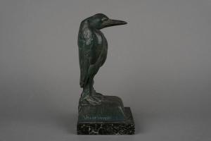Van De VOORDE Georges 1878-1970,Deux serres livres représentant des oiseaux,Sadde FR 2024-04-06