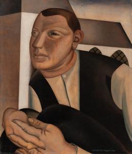 van de WOESTIJNE Gustave 1881-1947,Hij die luistert (He Who Listens),1926,Sotheby's GB 2022-06-30