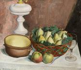 van de WOESTIJNE Gustave 1881-1947,Still Life with Pears and Apples,c.1939,De Vuyst BE 2017-10-21