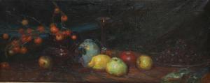 VAN DELFT Jan 1879-1952,Still life of fruit on a table top,Gorringes GB 2022-07-11